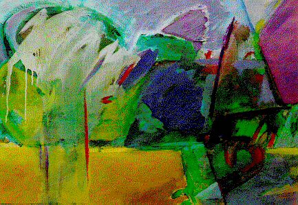 Josiane Jacquemin artiste peintre paysage imaginaire